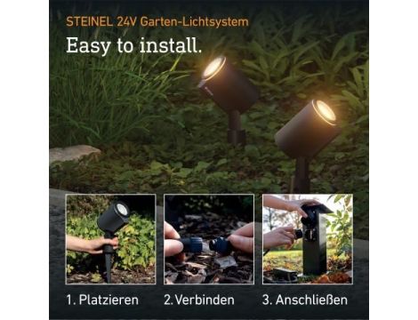 Oprawa ogrodowa wbijana SPOT GARDEN 24V  LED nightmatic 7,84W 363lm 1800-4000K RGBWW  IP65  IK03 antracyt / aluminium - 8