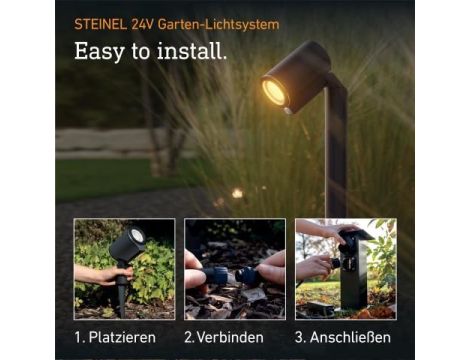 Oprawa ogrodowa wbijana SPOT WAY GARDEN 24V C LED bez czujnika 7,84W 363lm 1800-4000K RGBWW  IP65  IK03 antracyt / aluminium - 7