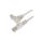 Patchcord UTP kat.5e kabel sieciowy LAN 2x RJ45 kątowy linka biały 3m