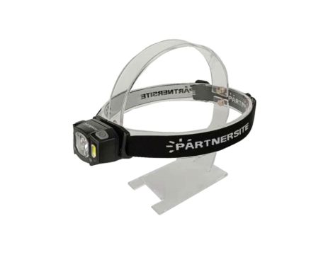 Akumulatorowa latarka czołowa LSR5HF 5W LED SMD z ładowaniem na wejście USB 16102 PARTNERSITE