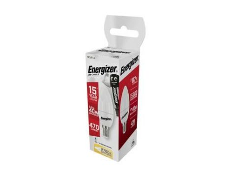 ENERGIZER ŻARÓWKA CANDLE 4,2W / 40W E14 470LM BARWA CIEPŁA