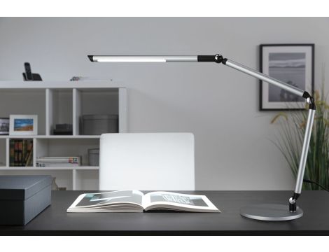 Lampka biurkowa FLEXBAR LED 9.5W DIM 700lm 3000/4000/6500K 230V srebrny mat / aluminium - 8