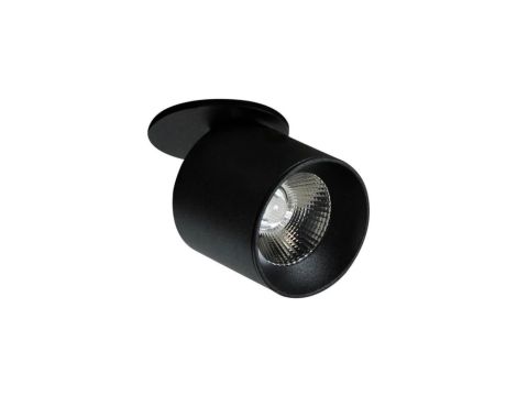 Oprawa sufitowa podtynkowa reflektor punktowy LED Haron czarny GOLDLUX 10W 3000K