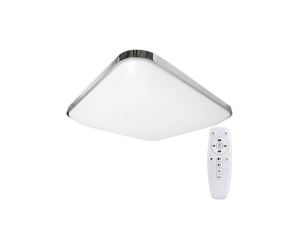 Plafon LED lampa sufitowa Kwadratowa PARYS 64W 3000K-6500K 65cm + pilot