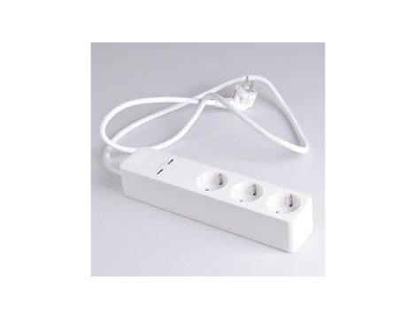 Listwa Zasilająca z włącznikiem 3x 230V 2x USB Tuya SMART