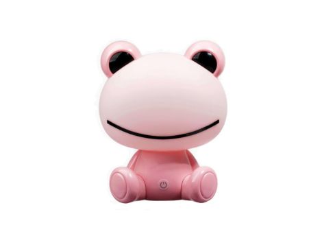 Lampka nocna dekoracyjna ŻABKA LED 2,5W ciepła różowa GOLDLUX lampka dla dzieci