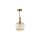 Lampa Wisząca Sufitowa CUMBRIA E27 Zwis Bursztynowa GOLDLUX