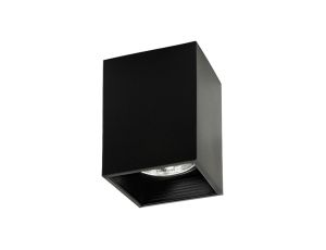 Oprawa Sufitowa Natynkowa Kwadratowa JUPITER K11 DOWNLIGHT E27 Czarna