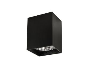 Oprawa Sufitowa Natynkowa Kwadratowa JUPITER K14 DOWNLIGHT E27 Czarna