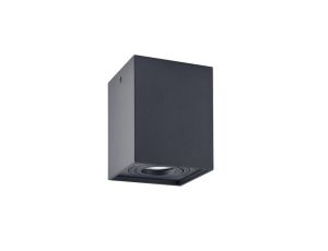 Oprawa sufitowa natynkowa Hadar Q1 1xGU10 ruchoma kwadrat czarna