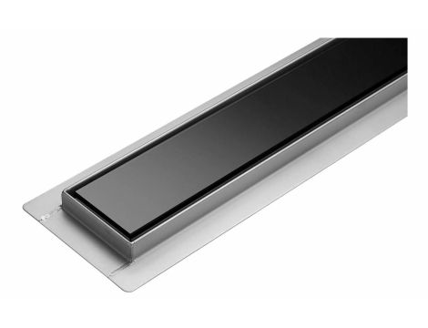 ODPŁYW LINIOWY WET DRY BLACK GLASS 80 CM
