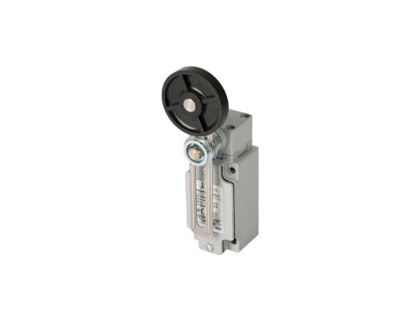 Wyłącznik krańcowy metal 1R 1Z wolnoprzełączający regulowana dźwignia z rolką z gumy Ø50 PBM1E54PX11 A37-3552