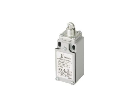 Wyłącznik krańcowy 2R migowy metal popychacz stalowy z rolką stalową Ø10,5 PAM1F12PZ02 A37-4661
