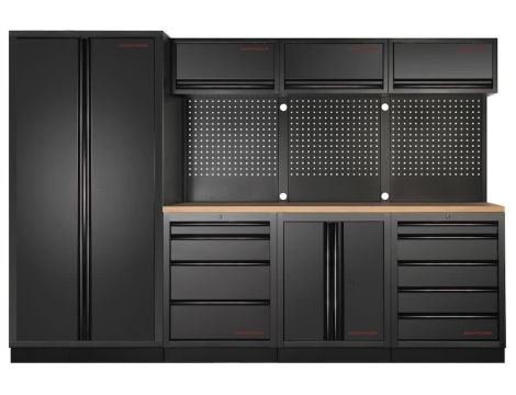 ZABUDOWA MOBILIO 4-ELEMENTOWA BLACK 2955x488mm