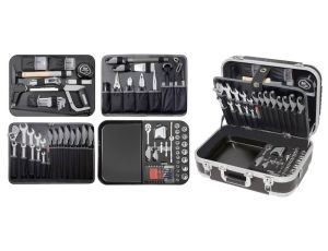 WALIZKA B160 Z ASORTYMENTEM 162 NARZĘDZI BASIC