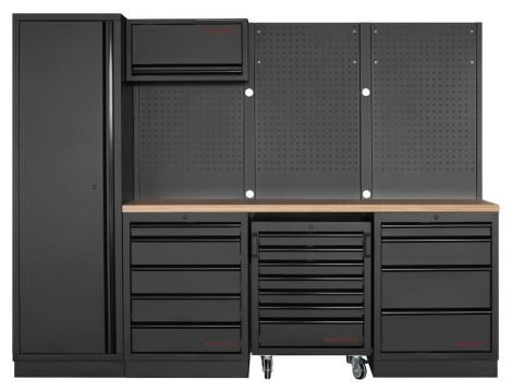 ZABUDOWA MOBILIO 4-ELEMENTOWA BLACK 2640x488mm