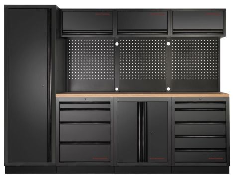 ZABUDOWA MOBILIO-EX 4-ELEMENTOWA BLACK 2640x721mm