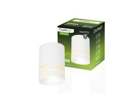 Oprawa Natynkowa HALOGENOWA Spot Tuba Ruchoma ARISA GU10 LUMILED Okrągła Biała 80mm