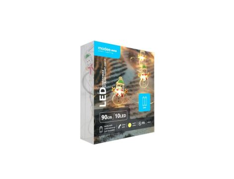 Lampki bałwanki BAT modee 0,9m WARM 10LED ML-C3017