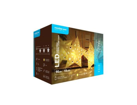 Lampki gwiazdy BAT modee 0,9m WARM 10LED ML-C3029