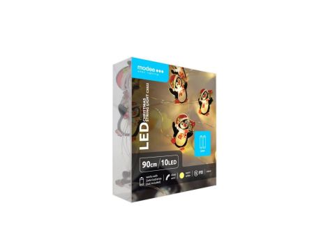 Lampki pingwinki BAT modee 0,9m WARM 10LED ML-C3022