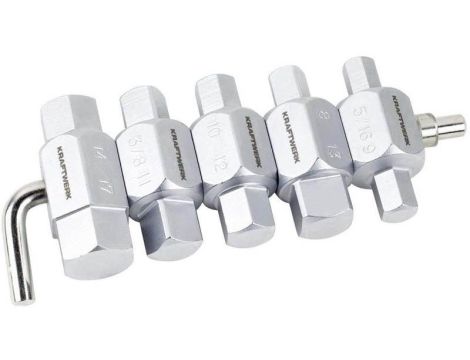 ZESTAW 5 DWUSTRONNYCH KLUCZY DO KORKÓW OLEJOWYCH