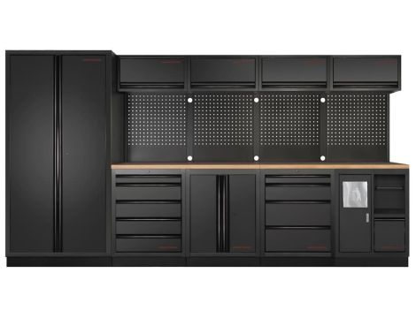 ZABUDOWA MOBILIO 5-ELEMENTOWA BLACK 3635x488mm