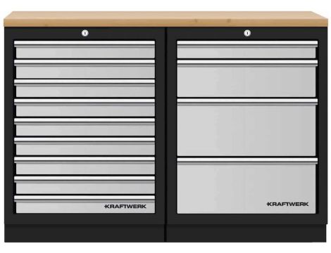 ZABUDOWA MOBILIO 2-SZAFKOWA GRAY 1360x458mm
