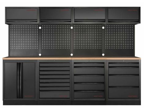 ZABUDOWA MOBILIO 4-ELEMENTOWA BLACK 2720x488mm