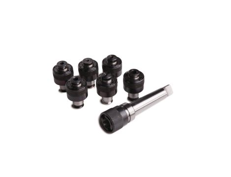 OPTIMUM - Uchwyt gwintujący MK3 z 6 wkładkami w skrzynce- M8,M10,M12,M14,M16,M18-M20