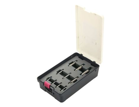 OPTIMUM - Zestaw wierteł centrujących 10 szt. 0,75-4,5 mm HSS w pudełku OPTIMUM