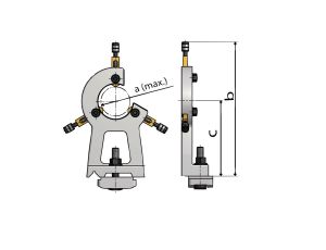 OPTIMUM - Podtrzymka stała O maks. 55 mm dla TU 2304 / TU 2304V