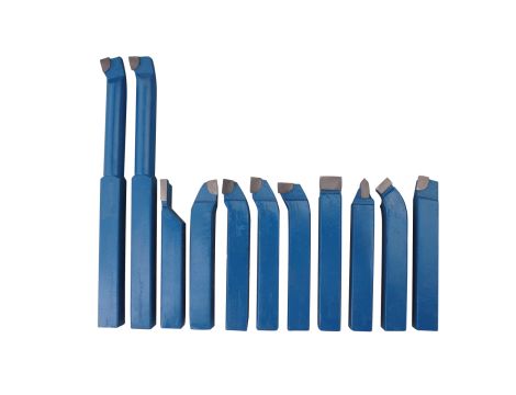 OPTIMUM - Zestaw noży tokarskich 12 mm 11 cz.