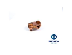 Złącze kontrolne bednarka-drut, 2xM8 , miedziane