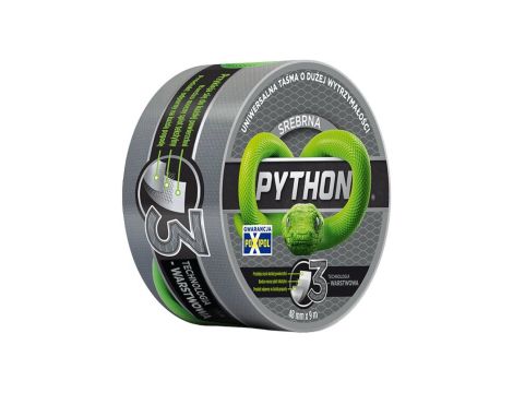 Taśma uniwersalna, naprawcza 3-warstwowa PYTHON 48mm x 9m srebrna