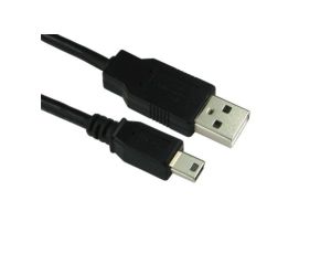 Kabel USB, dł. 200mm, kolor: Czarny