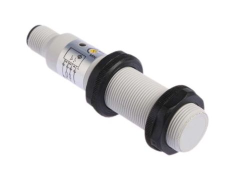 Czujnik pojemnościowy 8 mm cylindryczny M18 x 1 3 mA 20→ 250 V AC IP67