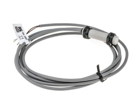 Czujnik pojemnościowy PNP 2 mm cylindryczny M12 x 1 15 mA 10→ 30 V DC IP67