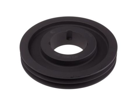 Krążek, śr. całkowita: 184mm, śr. otworu: 50mm, l. rowków: 2, Żeliwo, stal