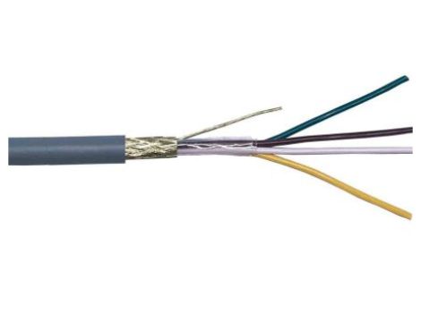 Wielożyłowy kabel przemysłowy Polichlorek winylu PVC 5.6mm 100m RS PRO