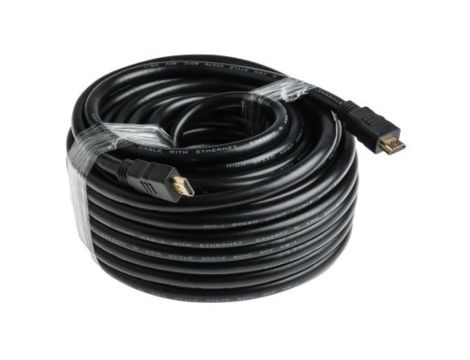 Zespół cyfrowych kabli wideo i monitorowych 20m Wtyk HDMI to Wtyk HDMI Czarny