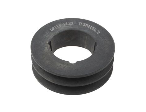 Krążek, śr. całkowita: 105.5mm, śr. otworu: 42mm, l. rowków: 2, Żeliwo, stal