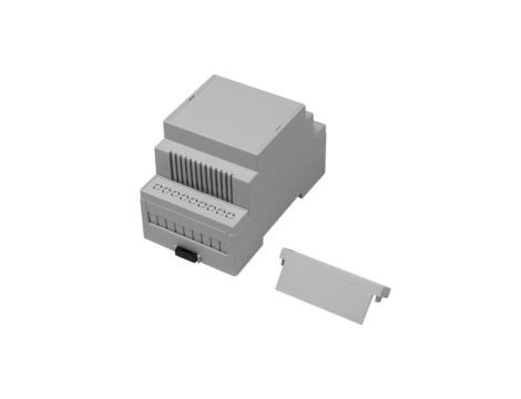 Zestaw obudowy szyny DIN, 53.4 x 90 x 58mm, materiał: Poliwęglan, kolor: Jasnoszary, IP20, RS PRO