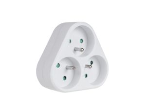 Gniazdko prądowe potrójne z uziemieniem Maclean Energy MCE2143x16A MCE214