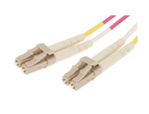 Kabel światłowodowy, średnica: 900m, OM4 Wielomodowy, Fioletowy, LC / LC