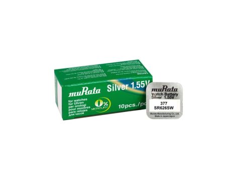 bateria srebrowa mini Murata 377 / SR626SW / SR66