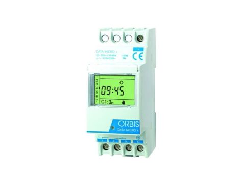 Zegar cyfrowy z programem tygodniowym Data Micro+ OB-172012