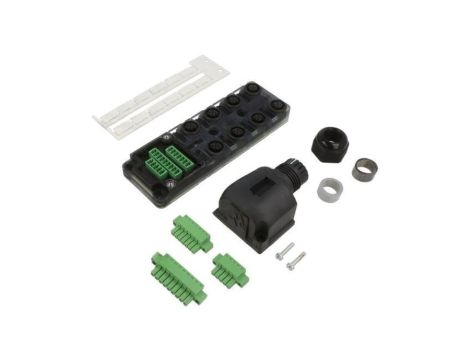 8000-88550-0000000 Centralka połączeniowa 8xM12 5-PIN PNP 24VDC 4A IP65/IP67