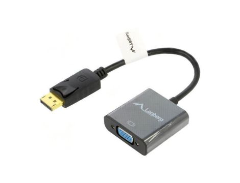 AD-0002-BK Adapter DisplayPort wtyk VGA gniazdo DisplayPort 1.1 0,2m