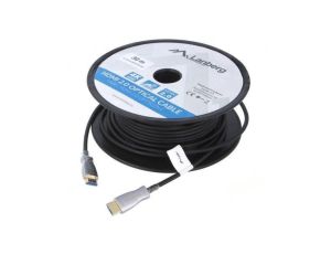 CA-HDMI20FB-0300BK Kabel HDMI wtyk z obu stron PVC Dł: 30m czarny Żyła: Cu 18Gbps